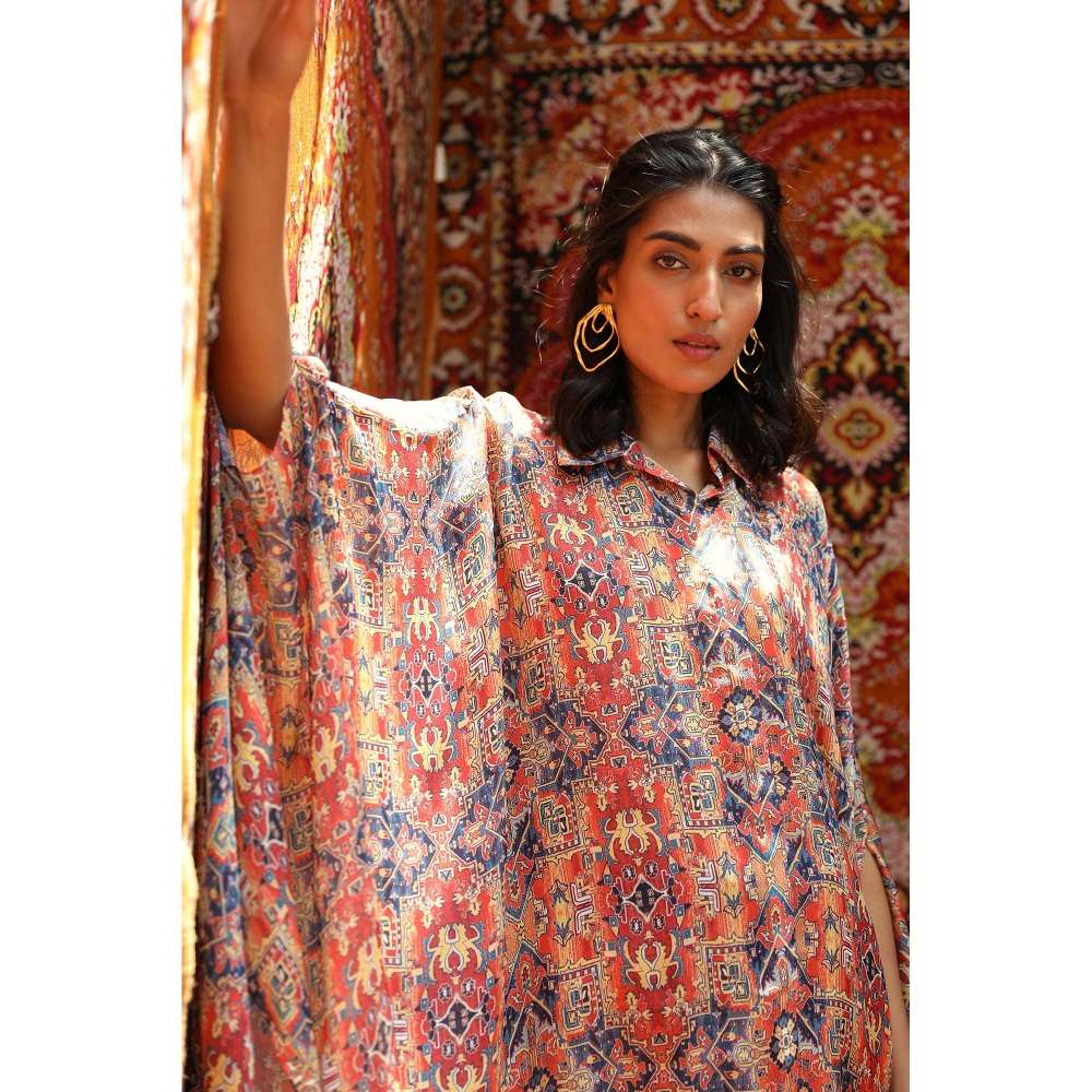 NORN Multi-Color Taza Drape Top