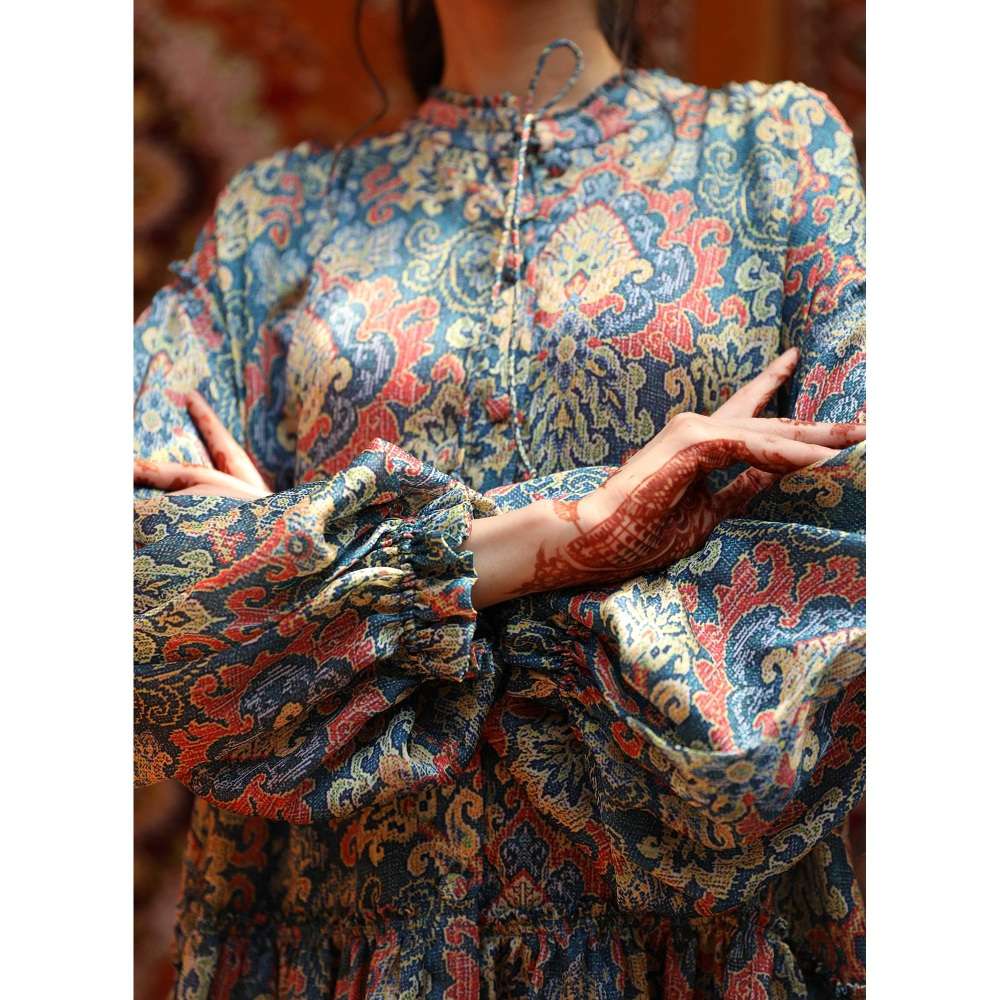 NORN Blue Atlas Talitha Dress