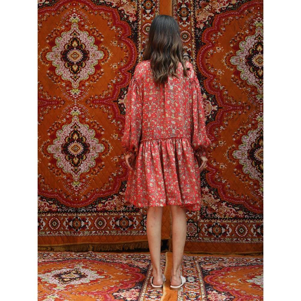 NORN Red Rabat Talitha Dress