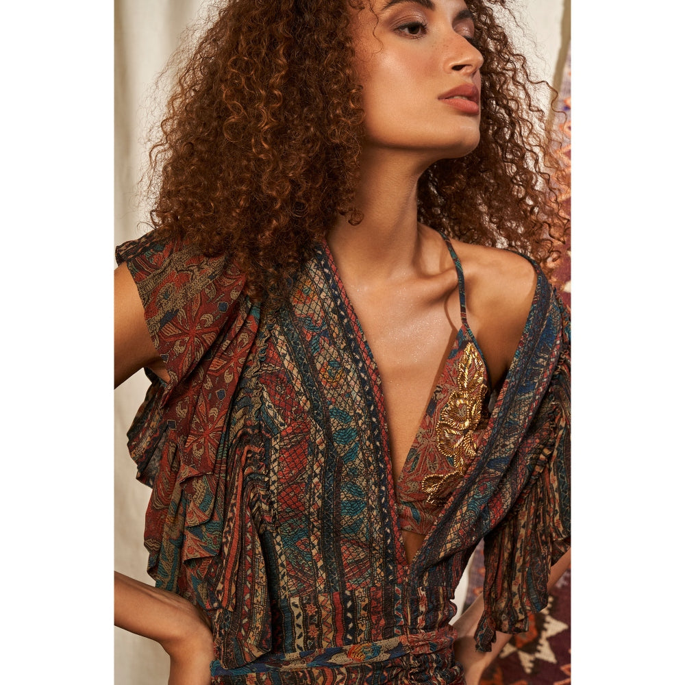 NIKITA MHAISALKAR Multi Colour Dress