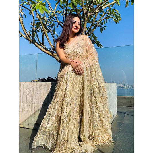 RAISHAA Gold The Golden Girl Saree