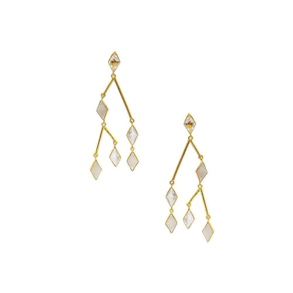 VARNIKA ARORA Zefta Off White Earrings