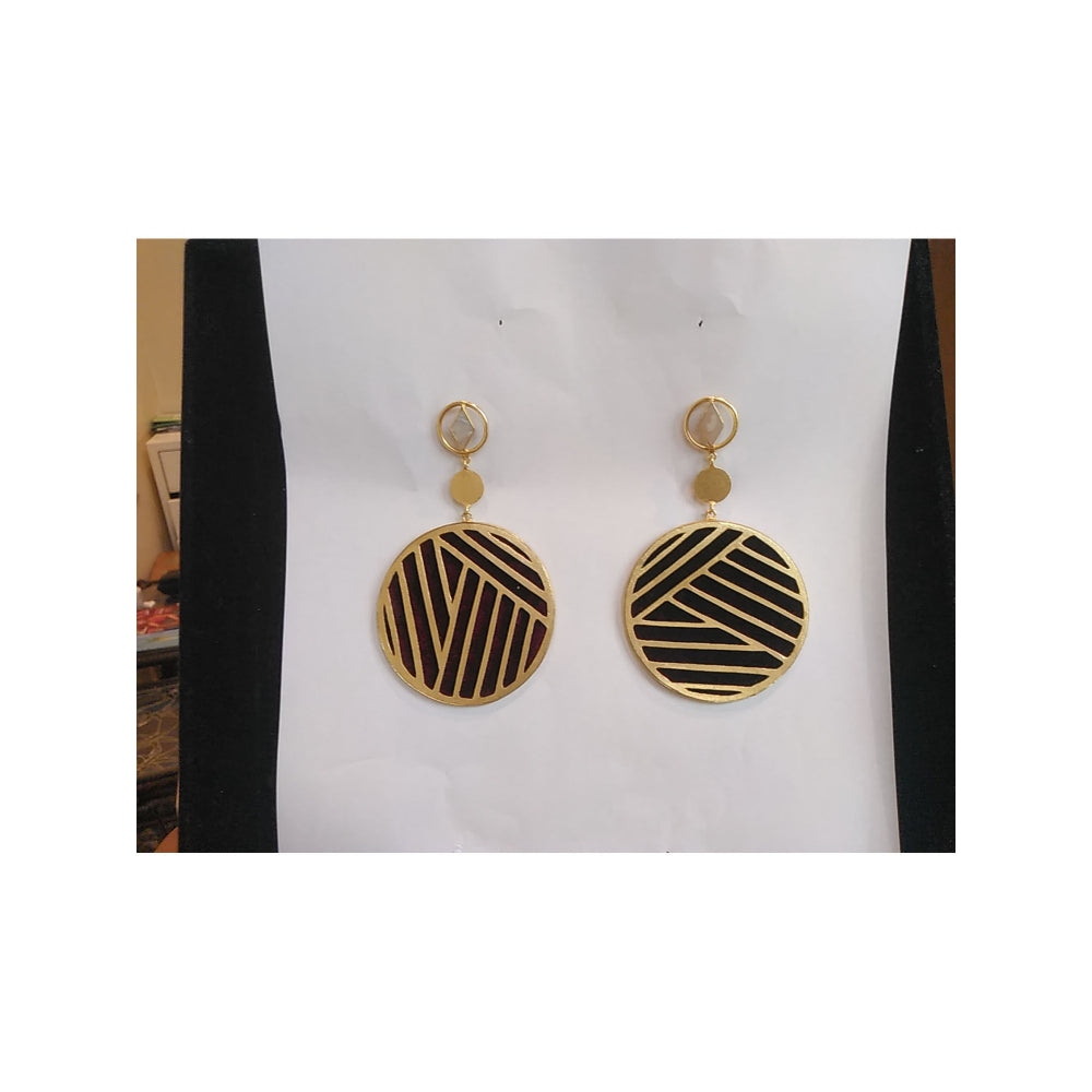 VARNIKA ARORA Luxor Black Earrings