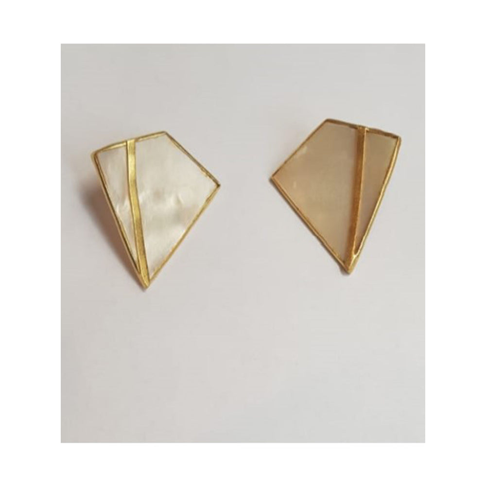 VARNIKA ARORA Sais White Earrings