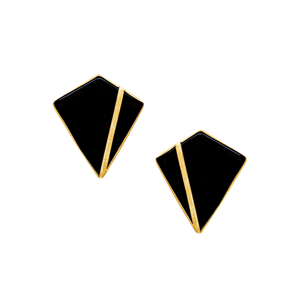 VARNIKA ARORA Sais Black Earrings