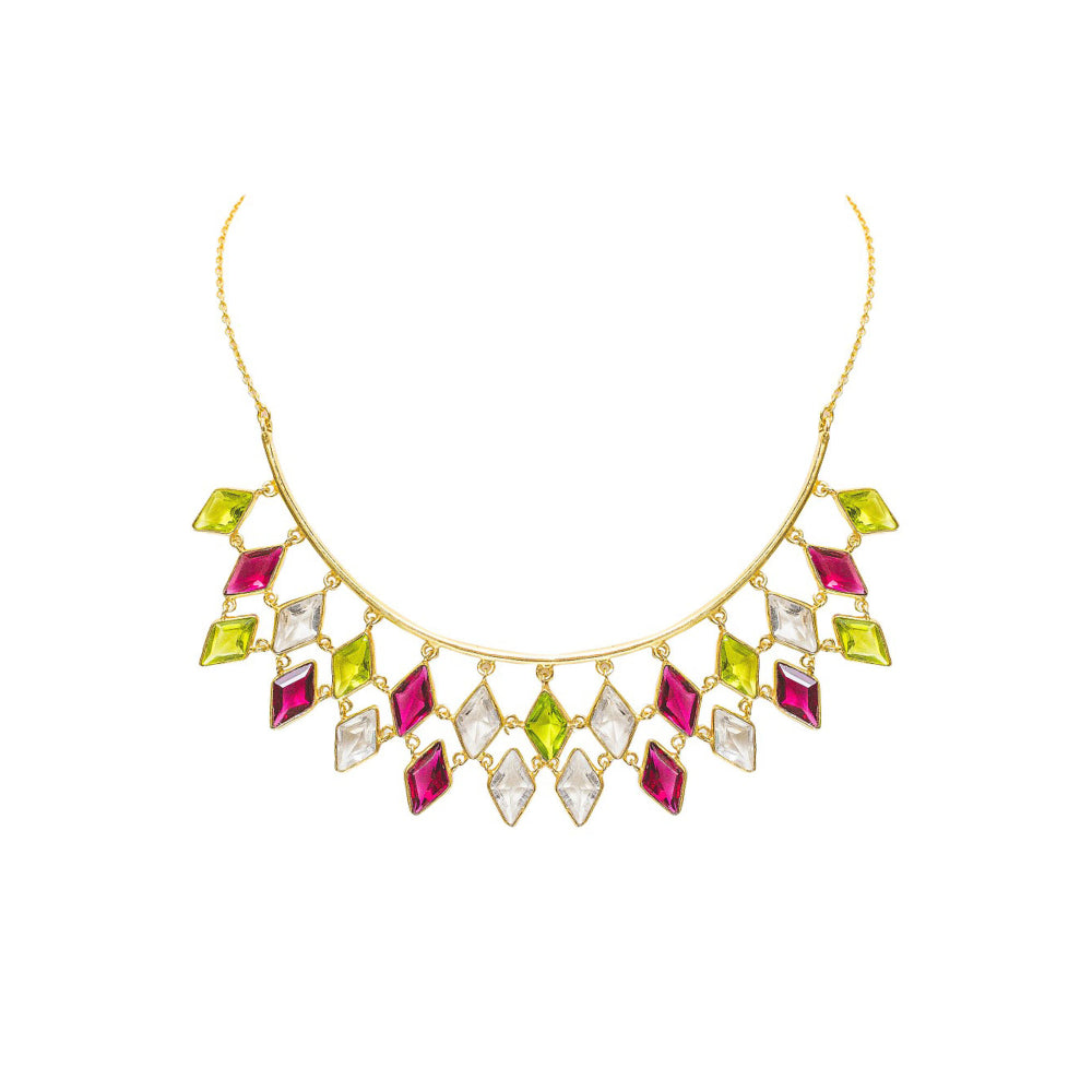 VARNIKA ARORA Rosetta Multi-Color Neck Piece