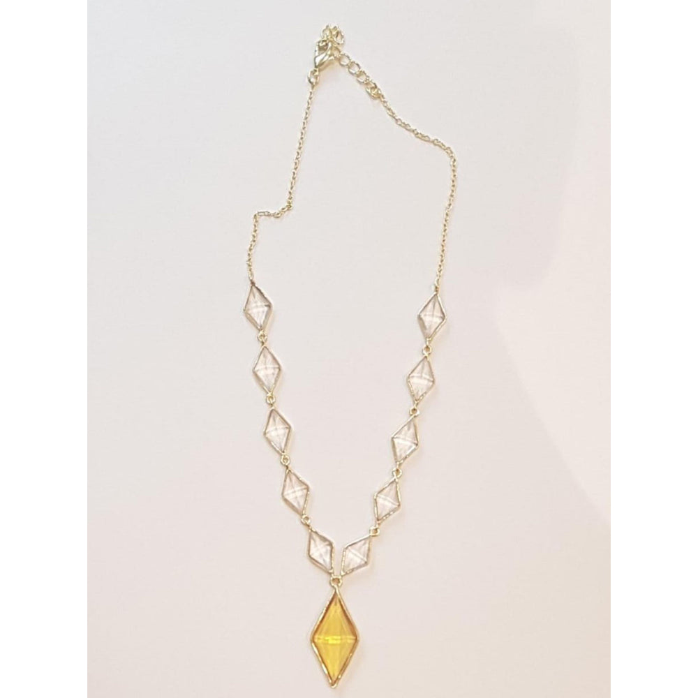 VARNIKA ARORA Faiyum Yellow Neck Piece