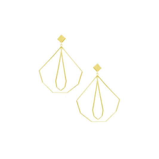 VARNIKA ARORA Lurch Golden Earrings