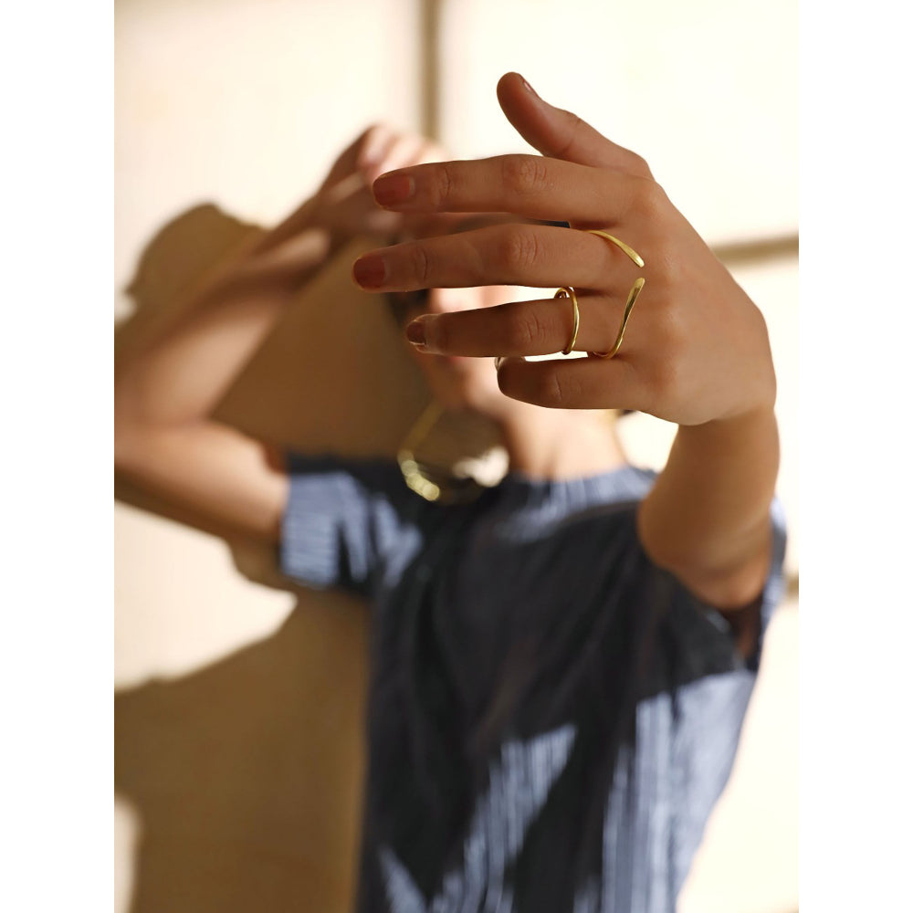 VARNIKA ARORA Zany Golden Ring