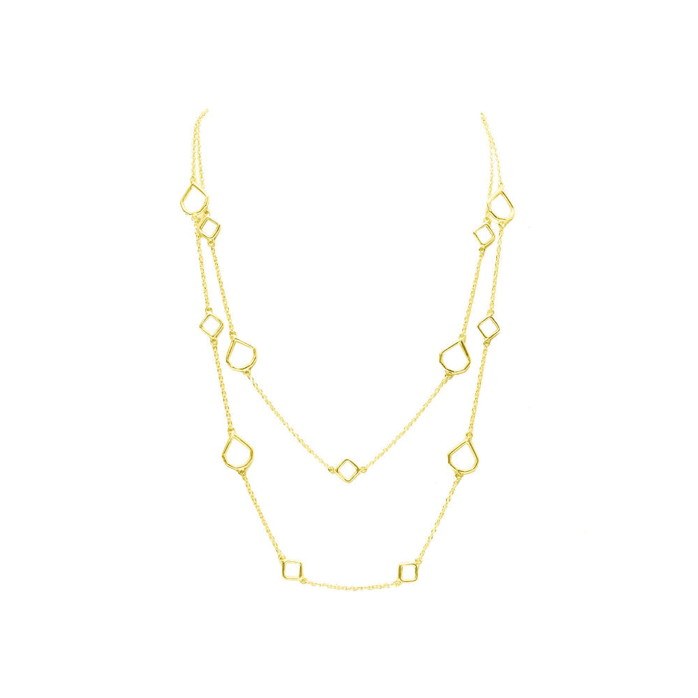 VARNIKA ARORA Strata Golden Necklace