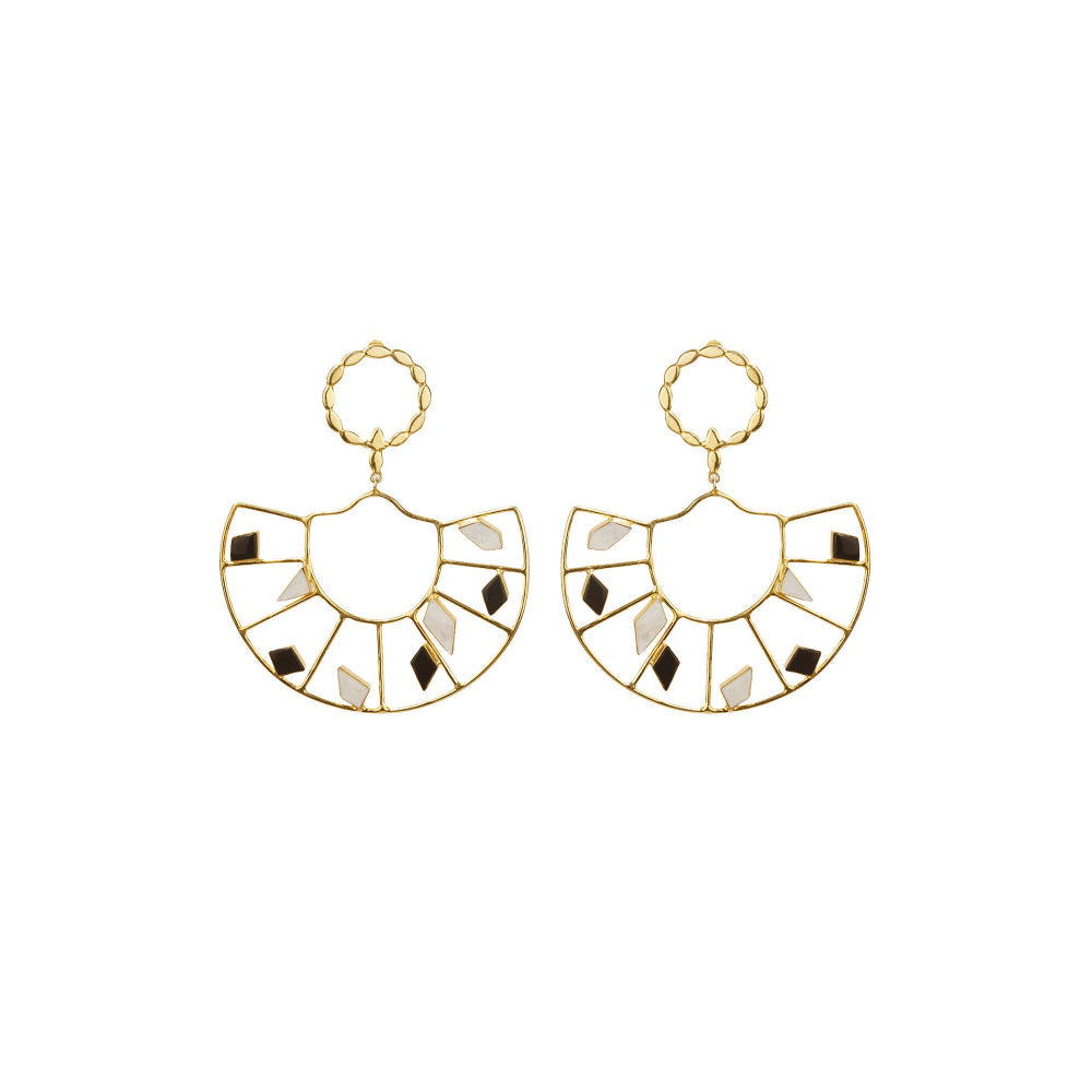 VARNIKA ARORA Dyad Multi-Color Earrings