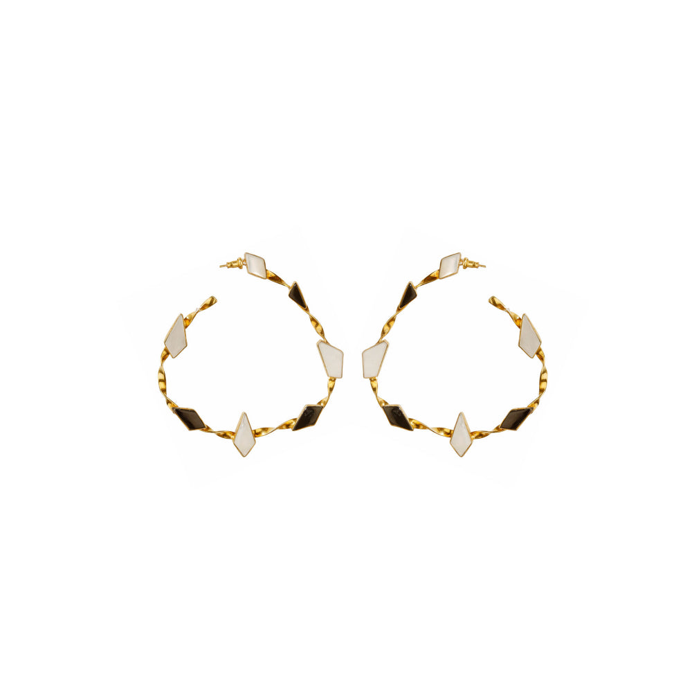 VARNIKA ARORA Ringlet Multi-Color Hoops