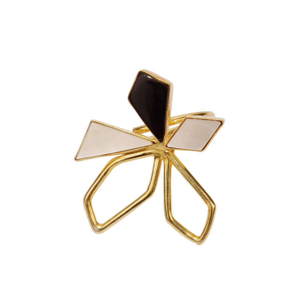 VARNIKA ARORA Curlicue Multi-Color Ring