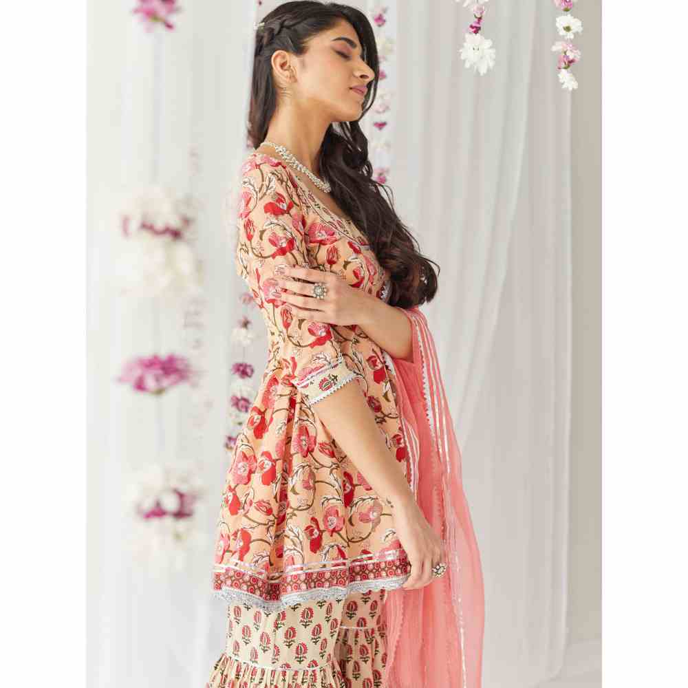 Old Marigold Raahat Gharara (Set of 3)