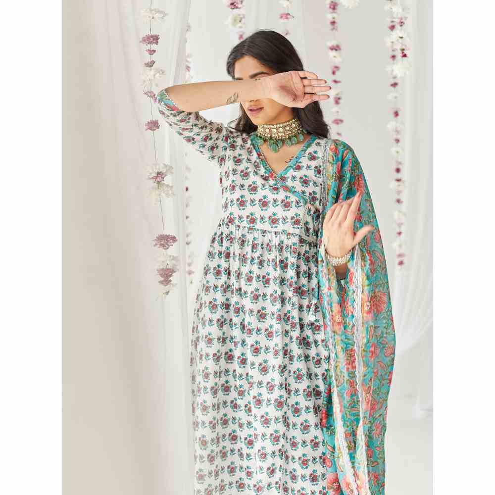 Old Marigold Zainab Kurta (Set of 3)