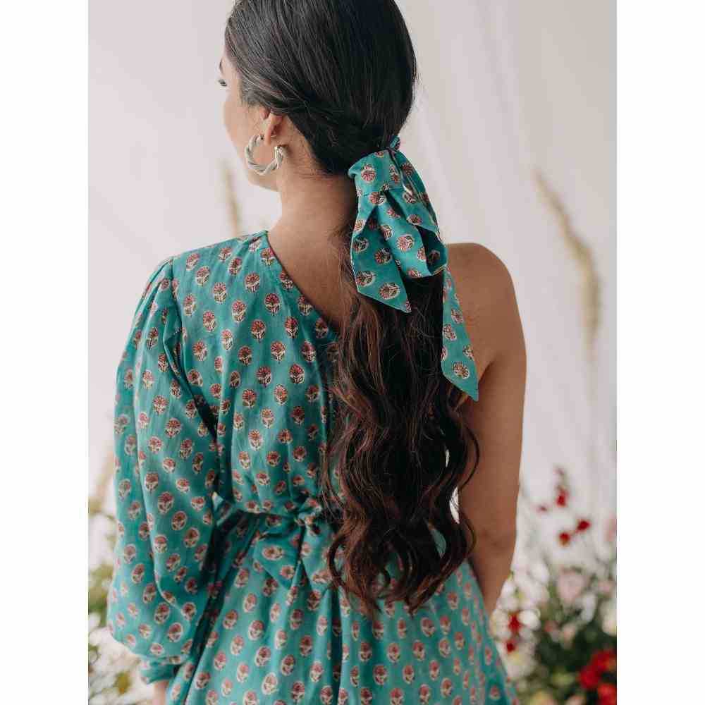 Old Marigold Ariel One Shoulder Dress