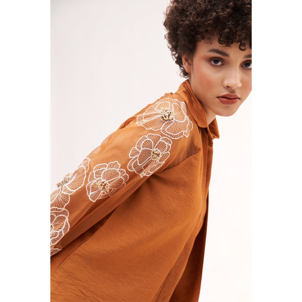 Our Love Picotin Embroidered Shirt