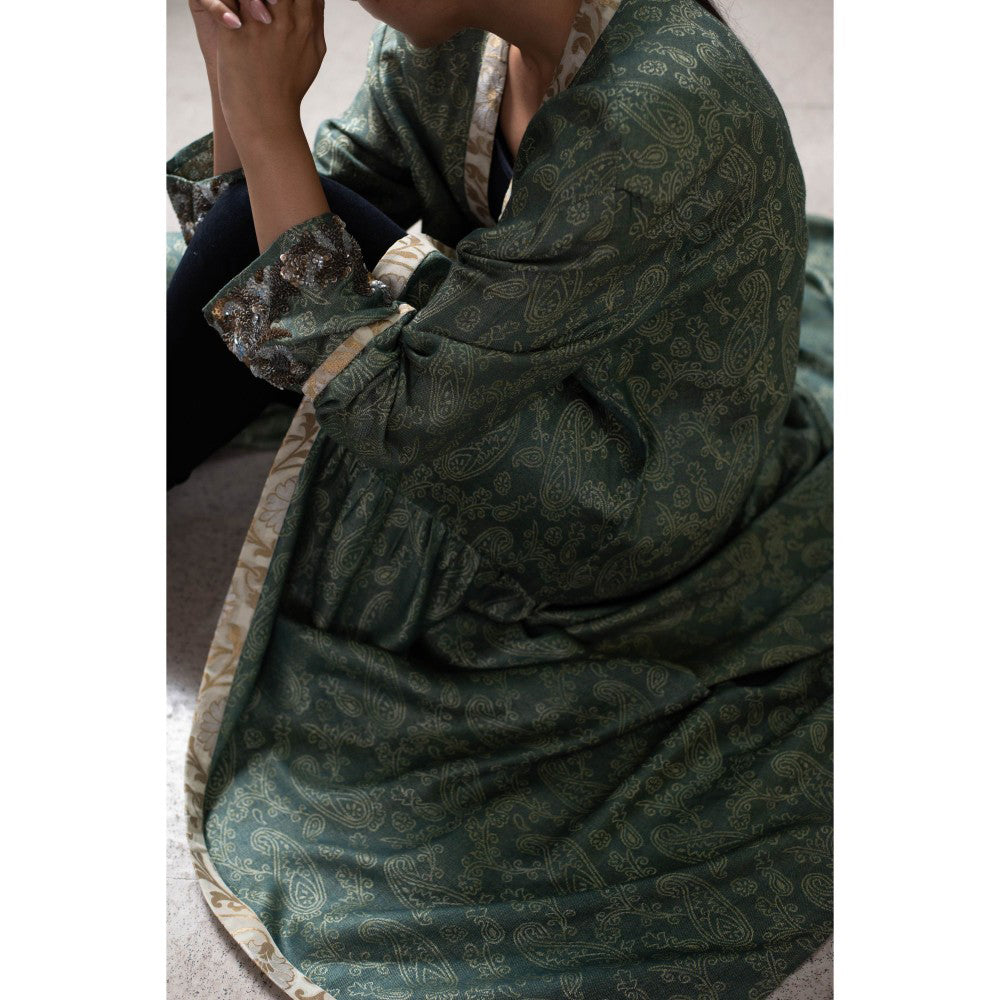 PRIYANKA RAAJIV Aekta Cotton Brocade Overlay