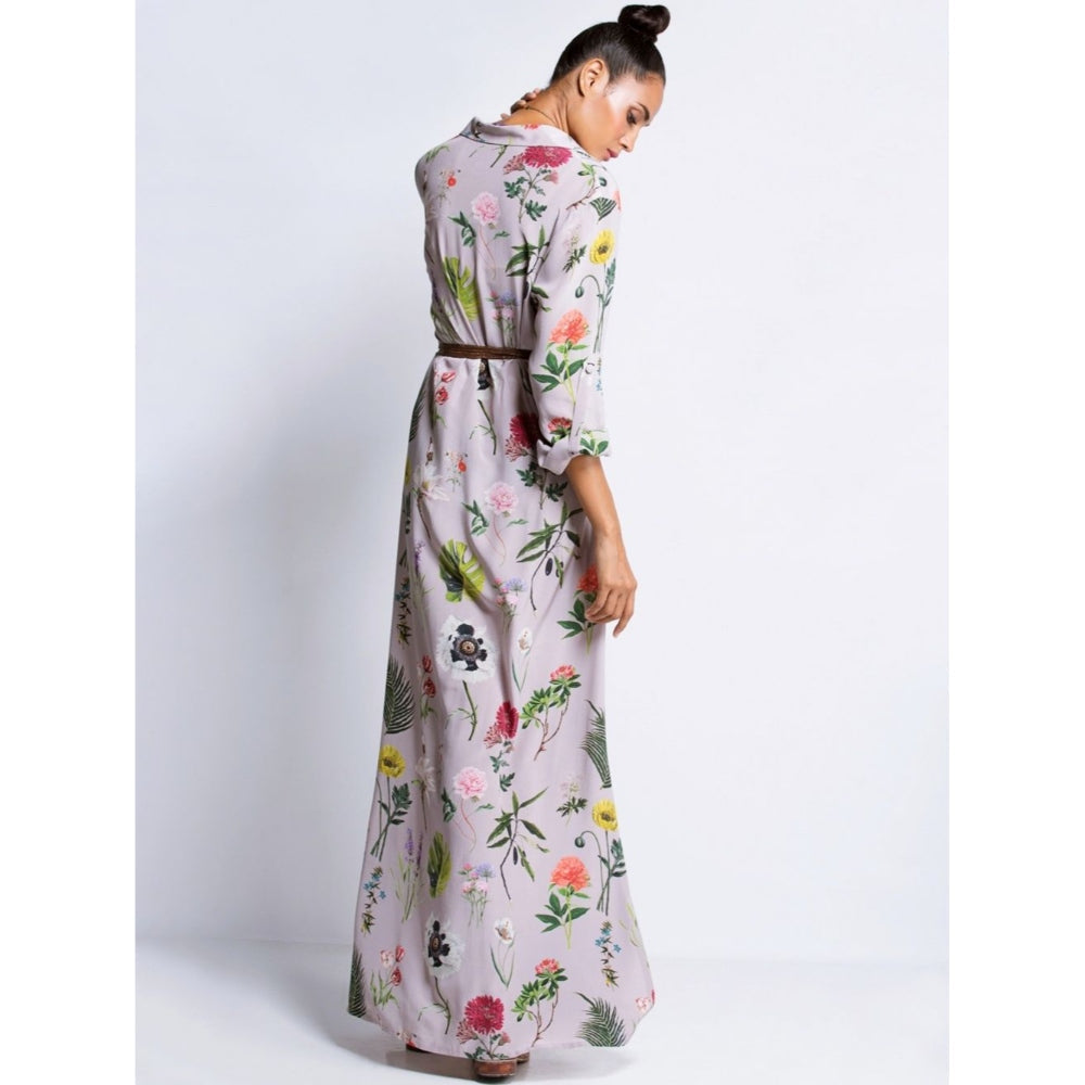 PS Pret by Payal Singhal Lilac Printed Shirt Dress