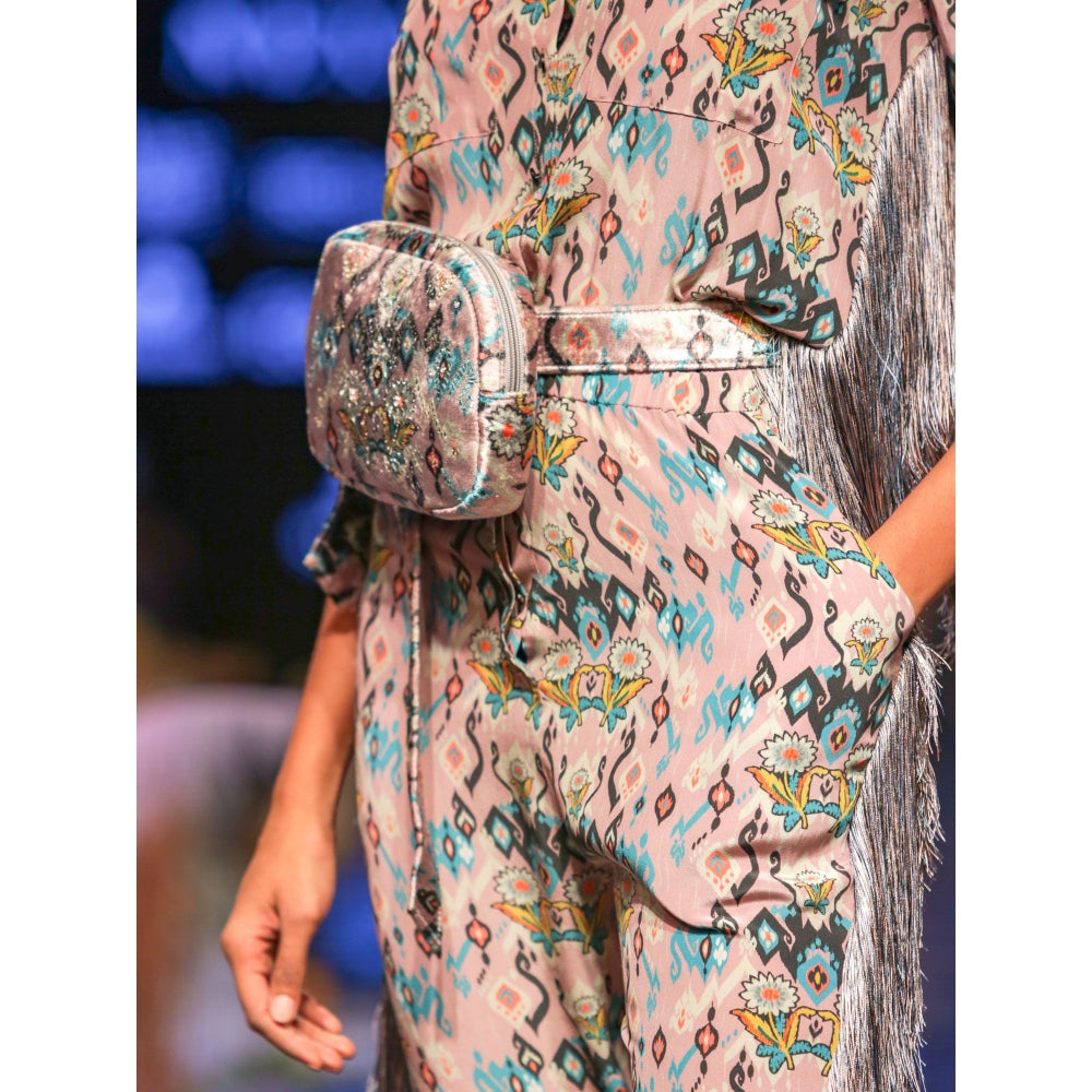 Payal Singhal Ista Printed Crepe Jumpsuit