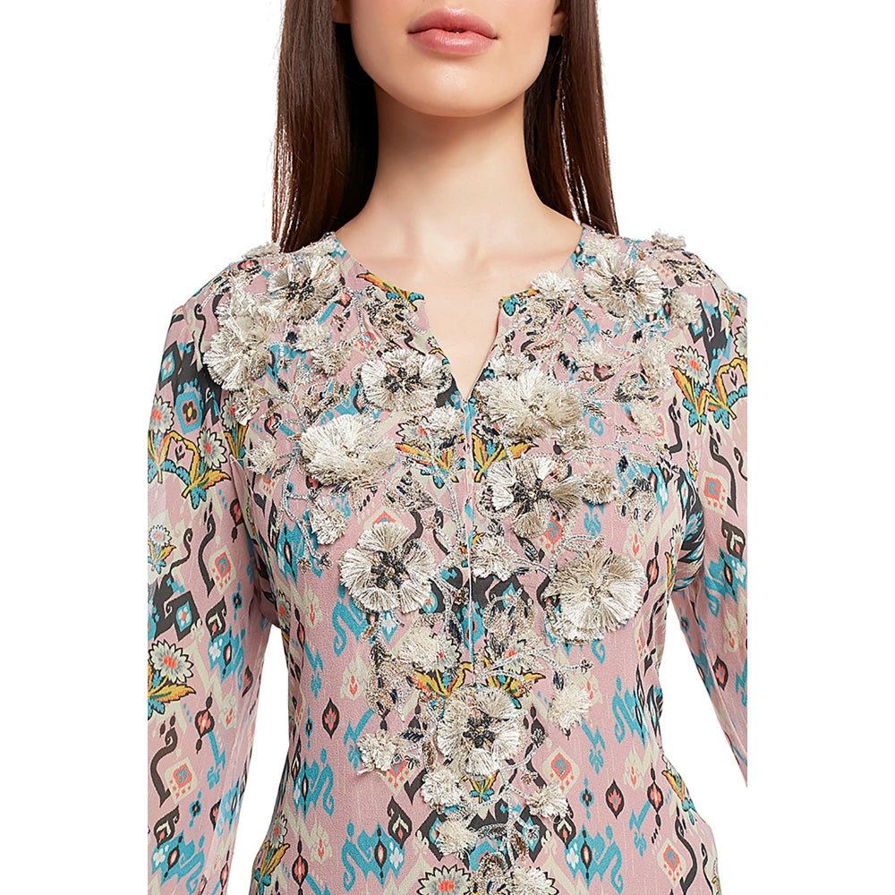 Payal Singhal Multi-Color Printed Kurta & Pant with Dupatta (Set of 3)