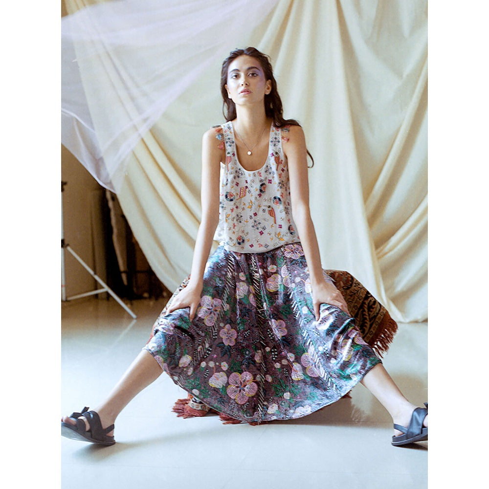 PS Pret by Payal Singhal Brown Skirts