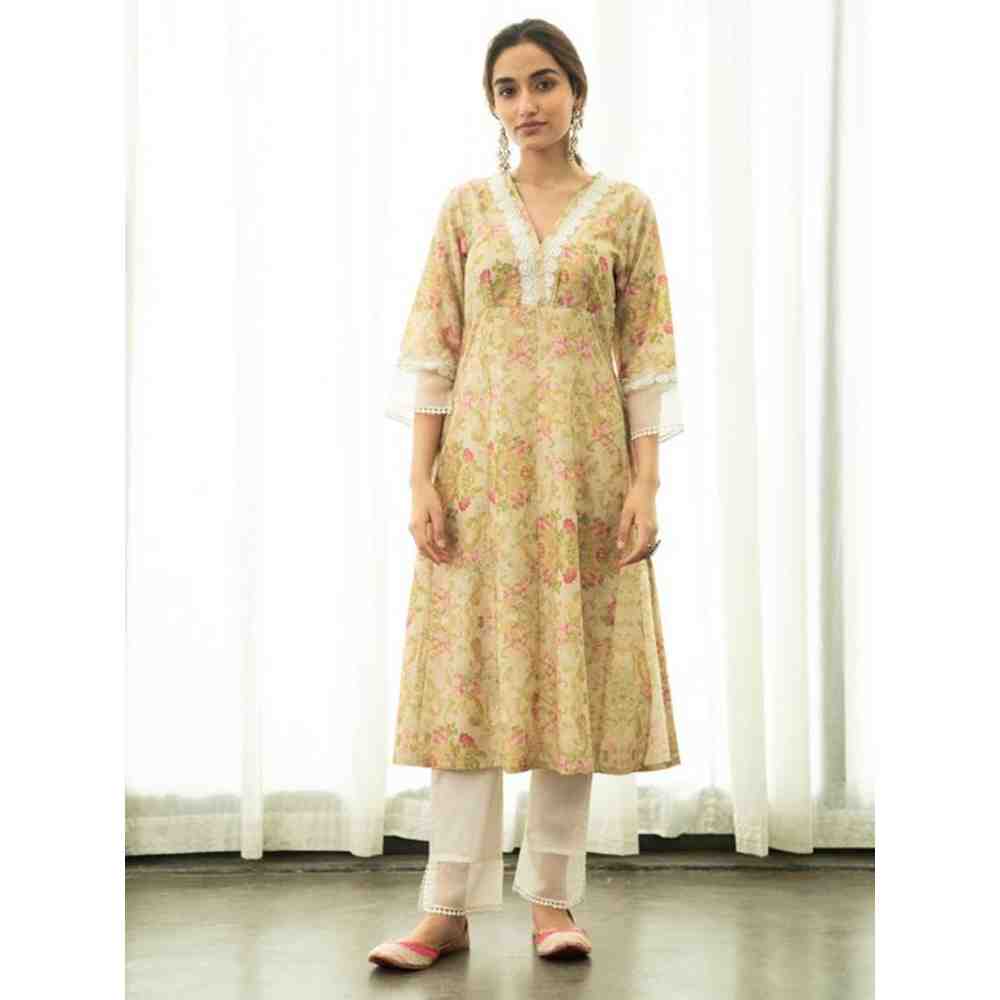Roze Zanab Kurta