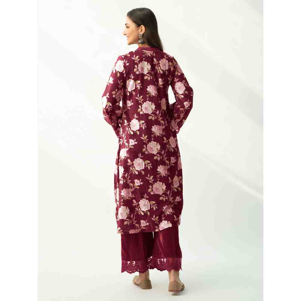 Roze Faria Velvet (Set Of 2)