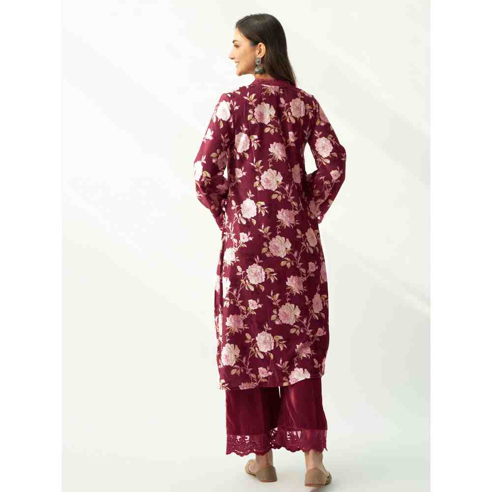 Roze Faria Velvet Kurta