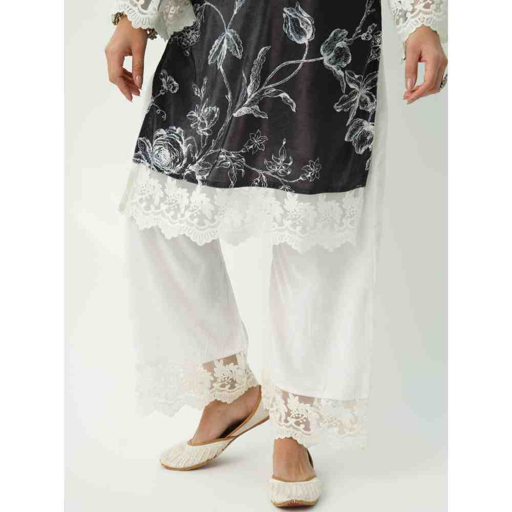 Roze Parsia Black Velvet (Set Of 2)