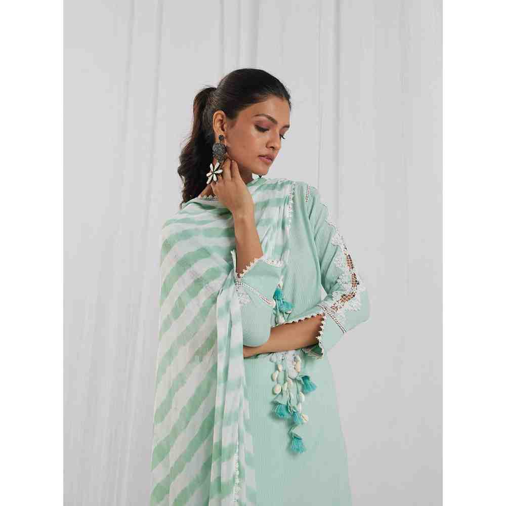 Roze Eden Blue Dupatta