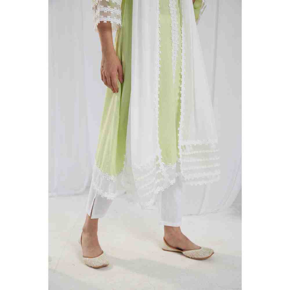 Roze Fiona White Pant