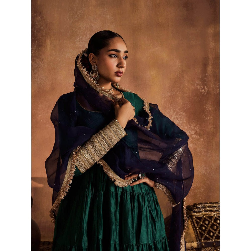 Roze Sahiba Blue Dupatta