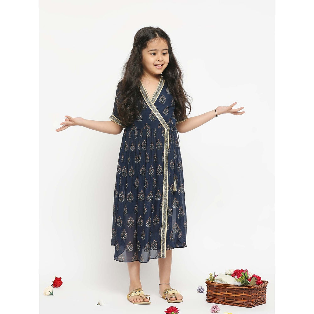 Soup by Sougat Paul Mughal Printed Overlap Dress