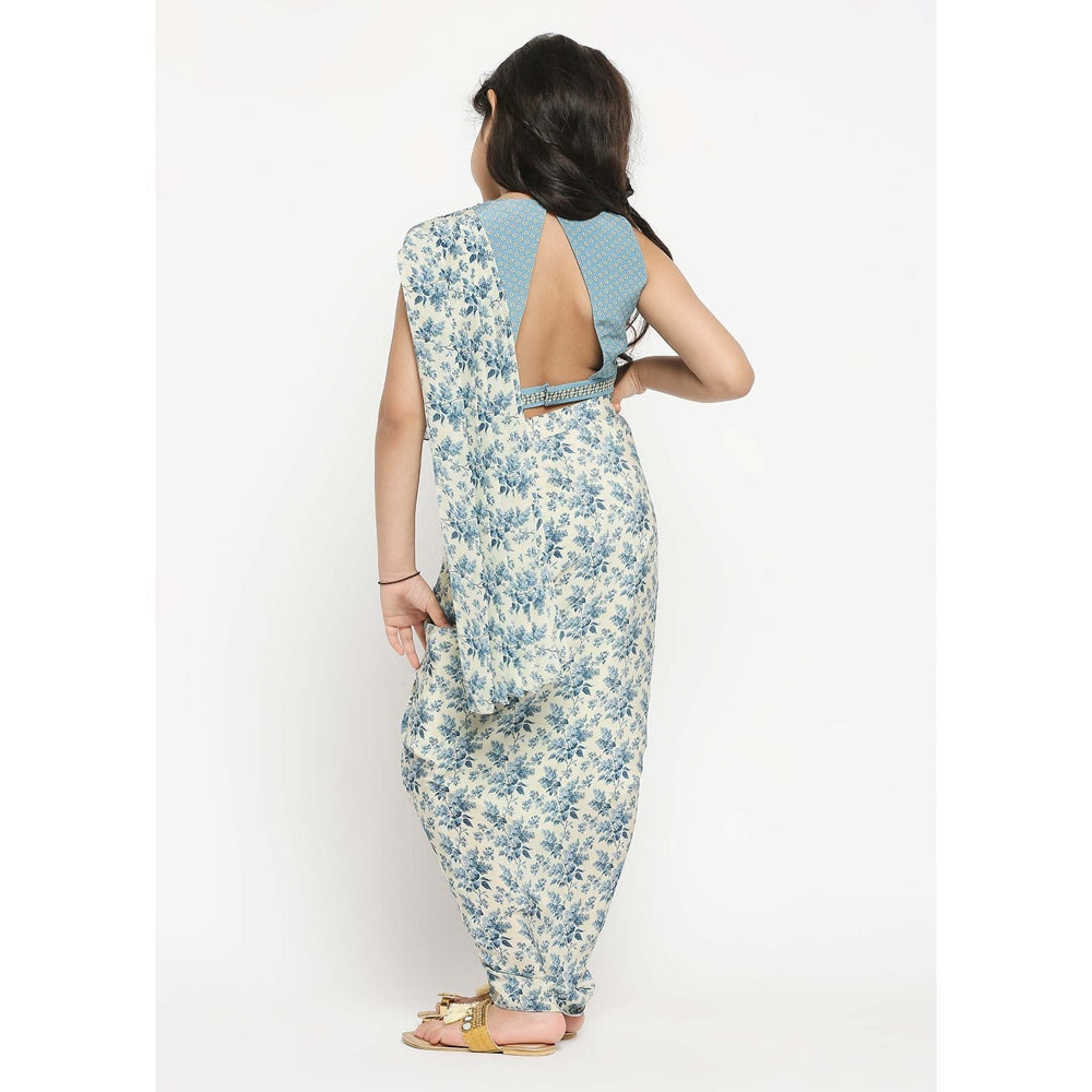 Soup by Sougat Paul Floral Printed Pre Stitched Saree