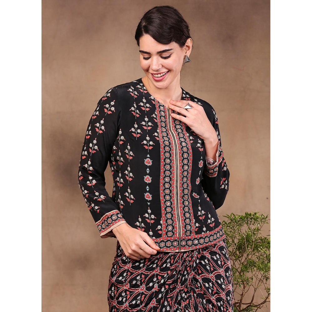 Soup by Sougat Paul Printed Drape Skirt (Set of 2)