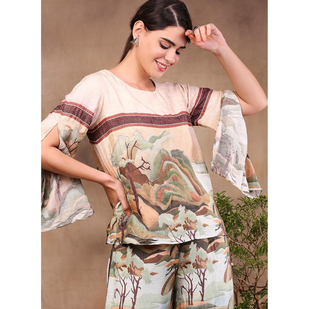 Soup by Sougat Paul Printed Pant (Set of 2)