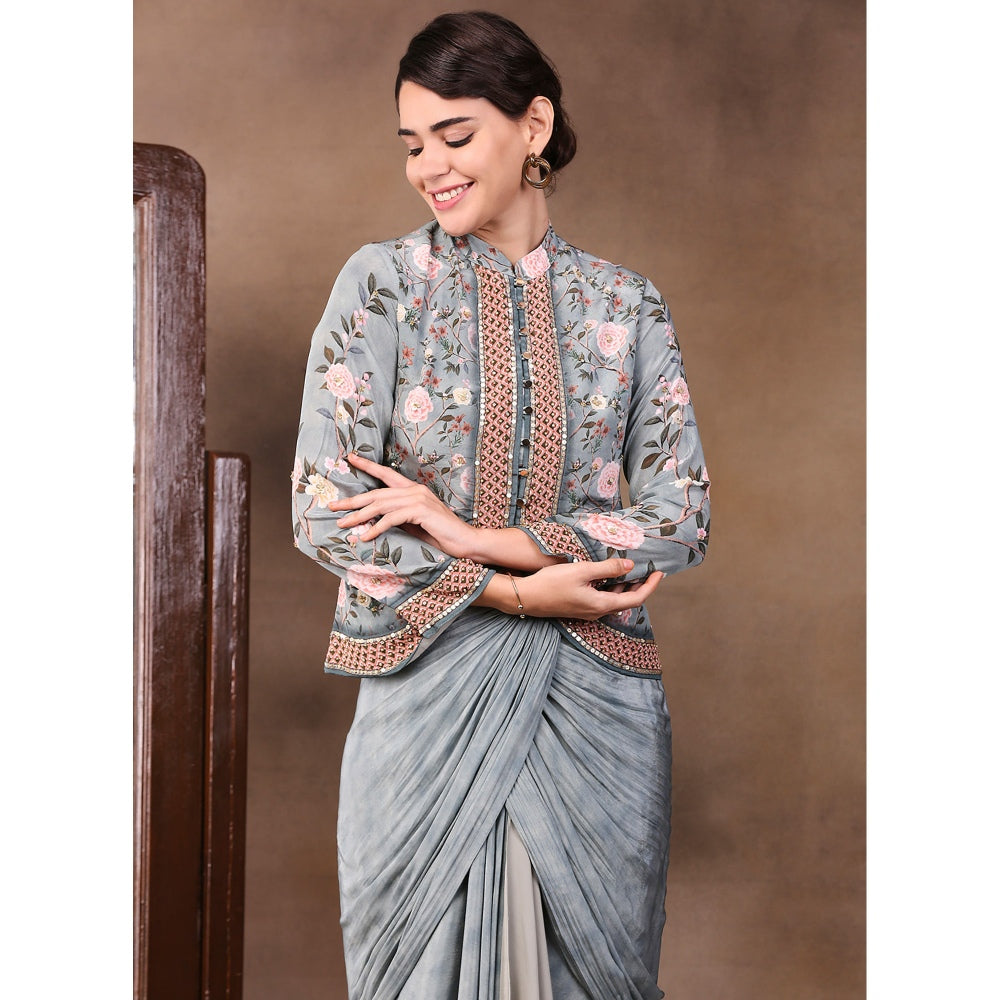 Soup by Sougat Paul Printed Drape Skirt (Set of 2)