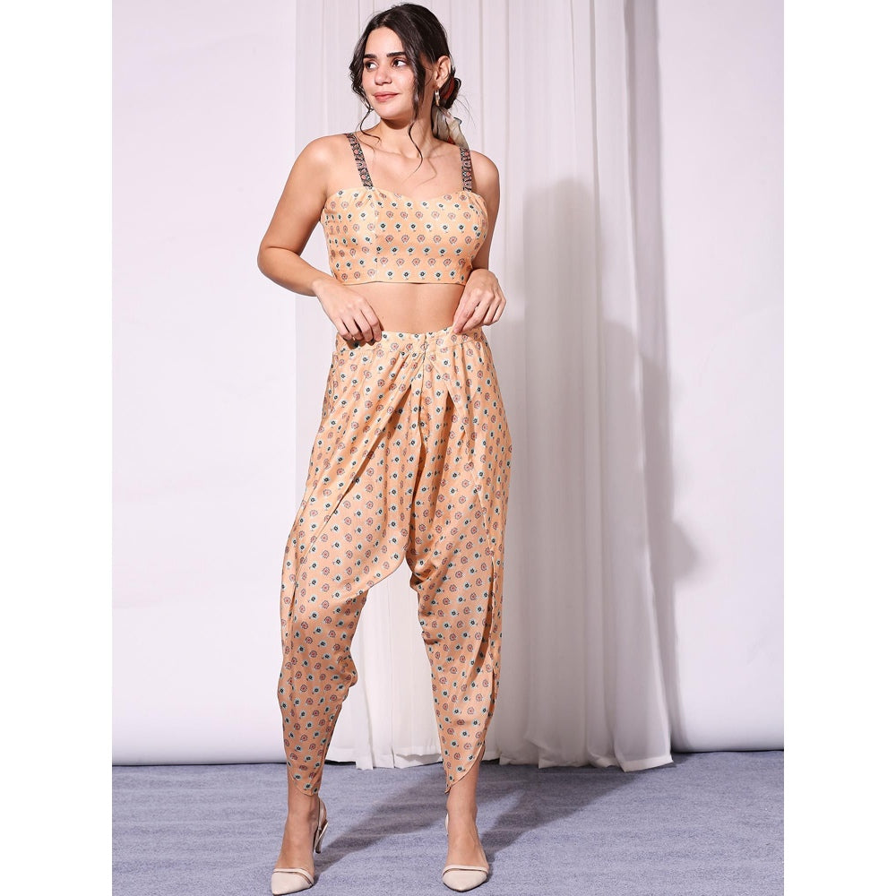 Soup By Sougat Paul Peach Dhoti - Set of 3