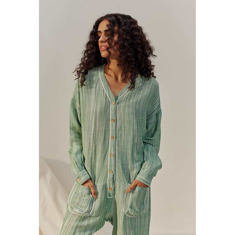 SPACE Green Sia Jumpsuit