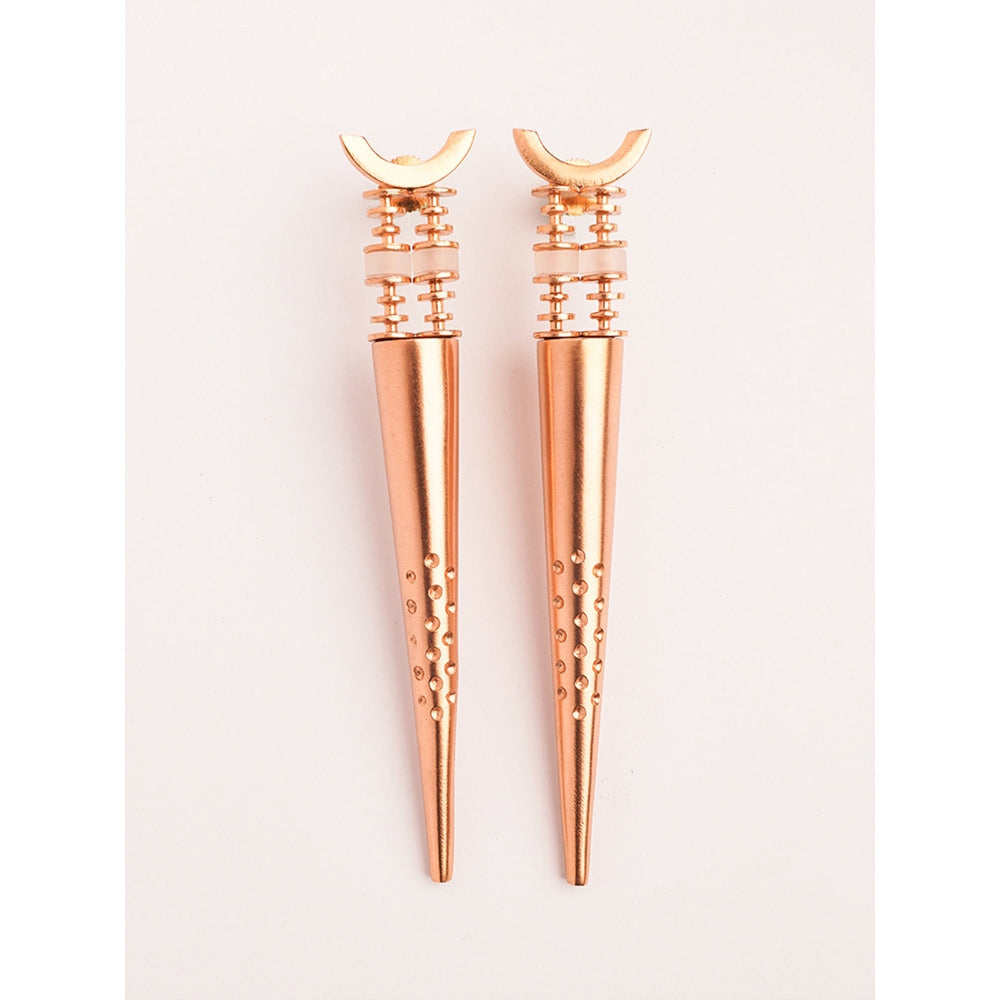 Suhani Pittie Piercing Night Gold Plated Spike Earrings