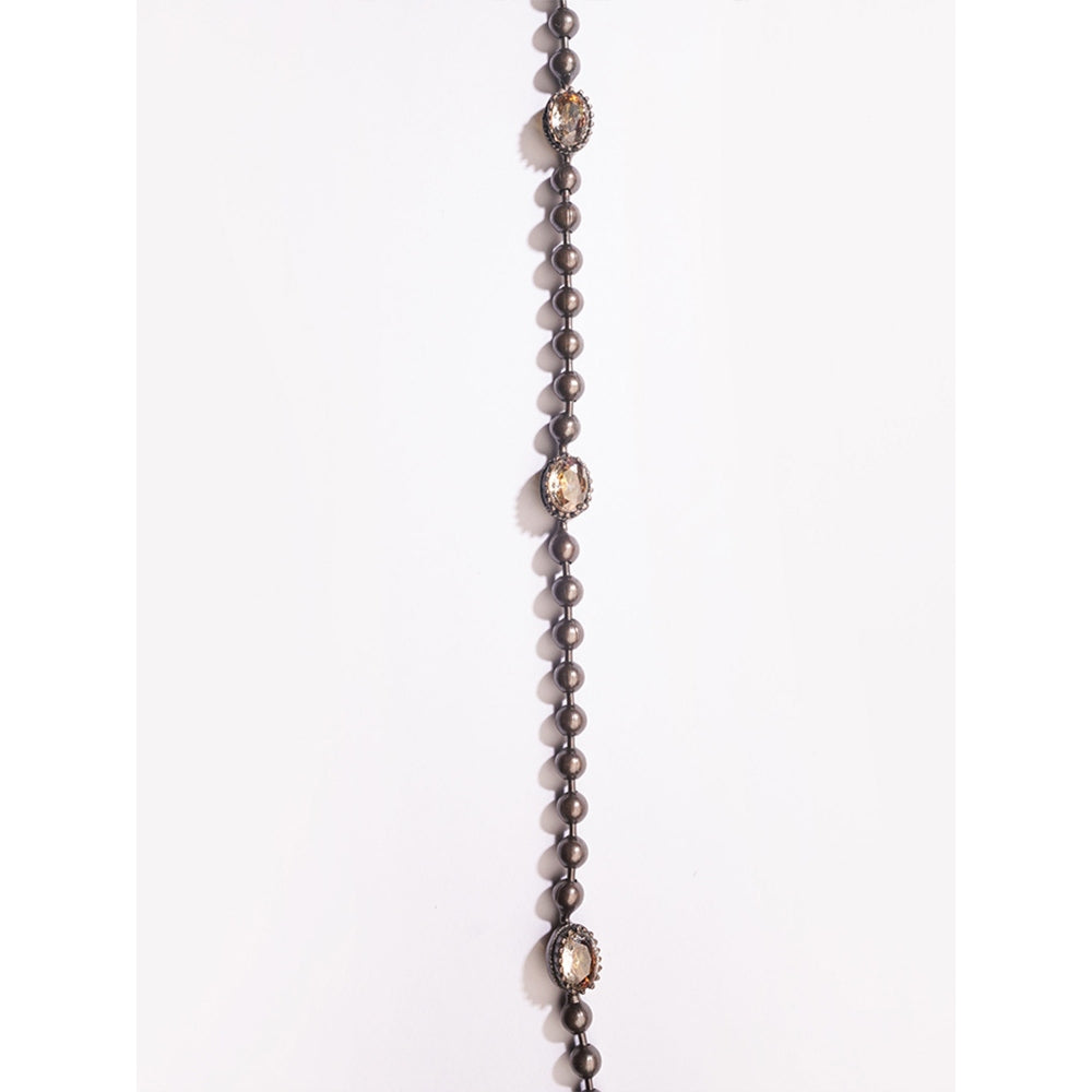 Suhani Pittie Moriartys Malice Oxidized Spike Necklace