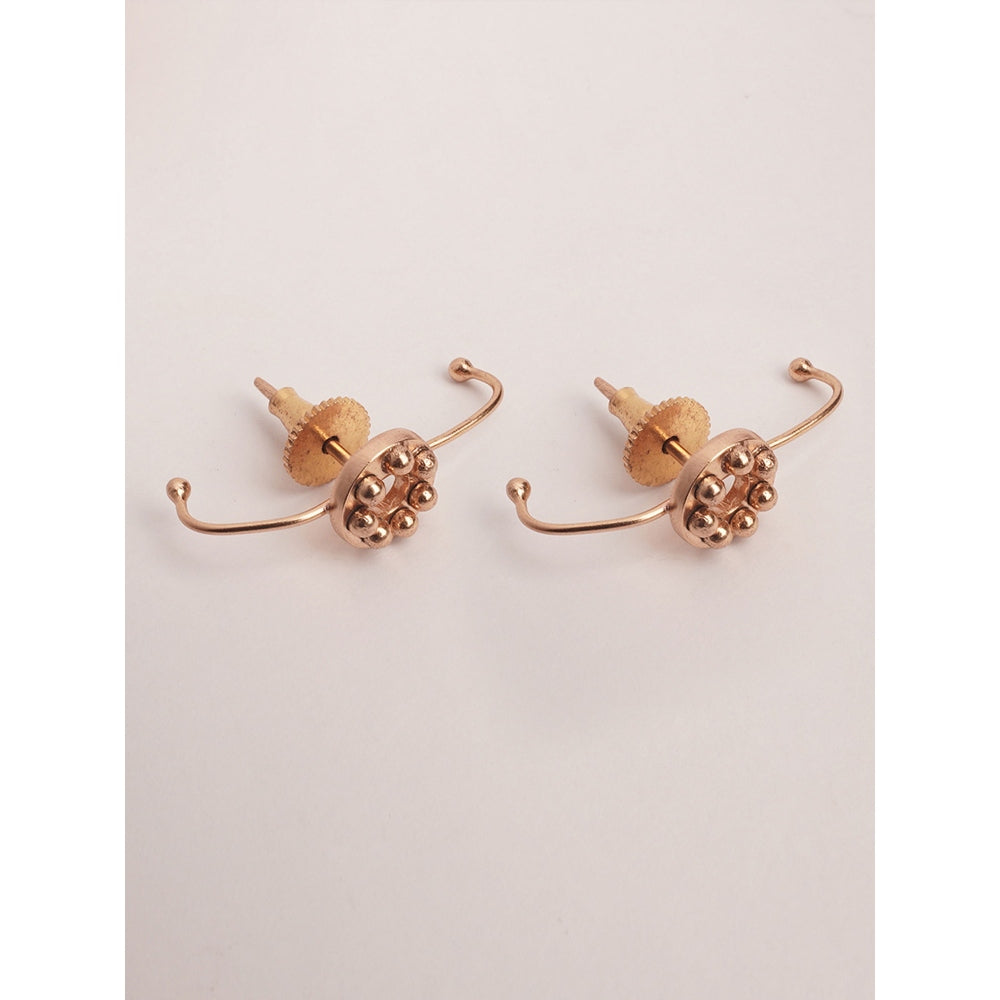 Suhani Pittie Mad City Gold Plated Button Ear Stud