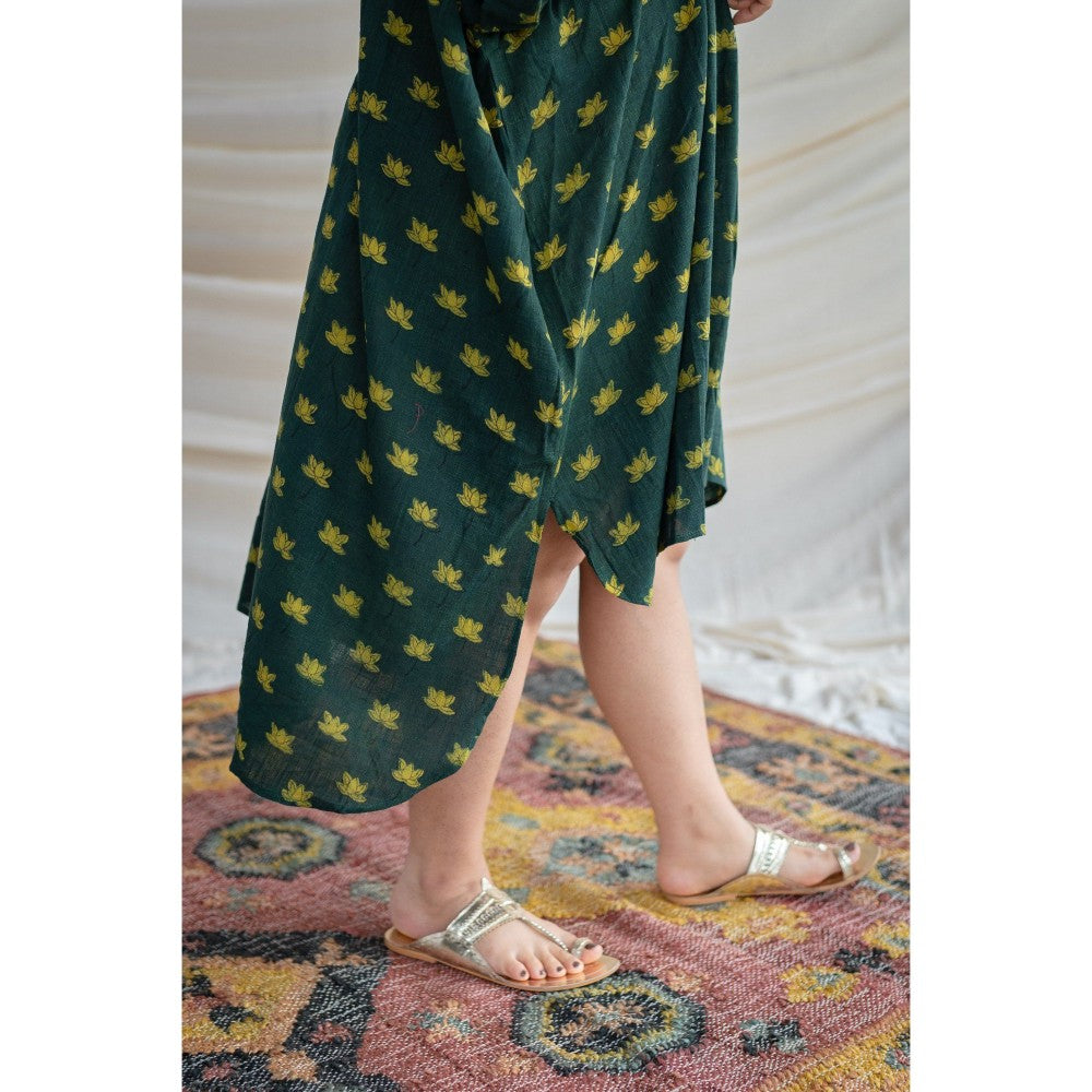 The Indian Ethnic Co. Bargad Slub Cotton Dress