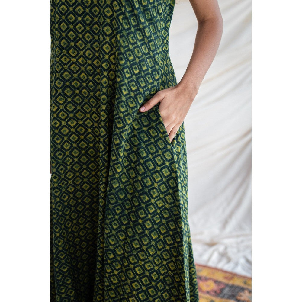 The Indian Ethnic Co. Bargad Slub Cotton Dress