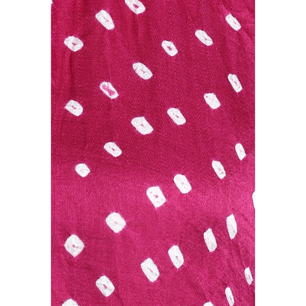 Twenty Nine Pink Bandhani Long Asymmetrical Tunic