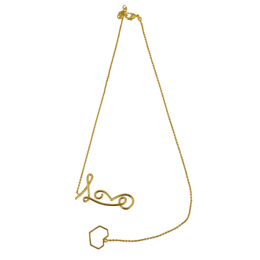 VARNIKA ARORA Pierce-22K Gold Plated Love Heart Neckpiece