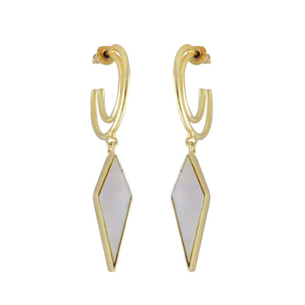VARNIKA ARORA Kairo Statement Earrings - White