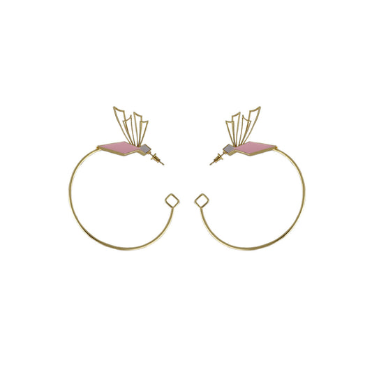 VARNIKA ARORA Carolyn Statement Earrings - Pink