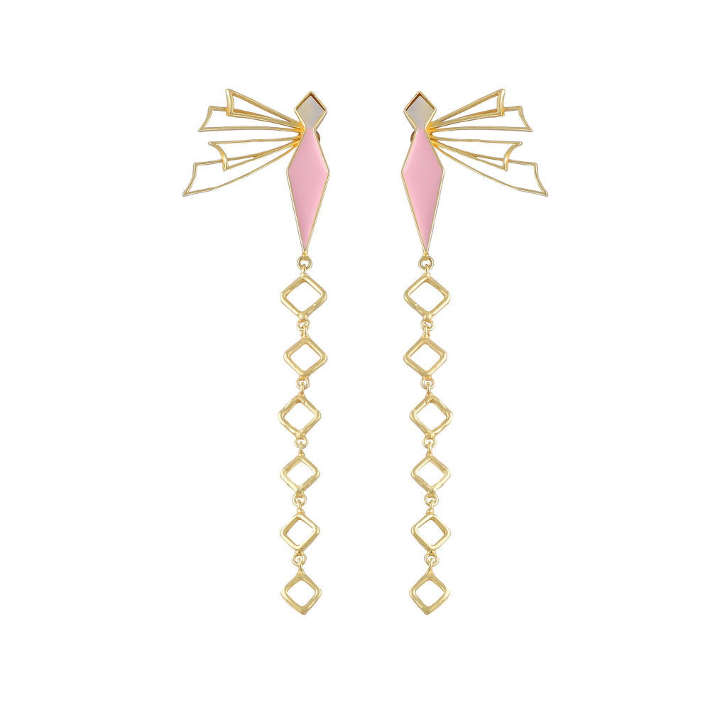VARNIKA ARORA Eleanor Statement Earrings - Pink